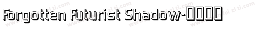Forgotten Futurist Shadow字体转换